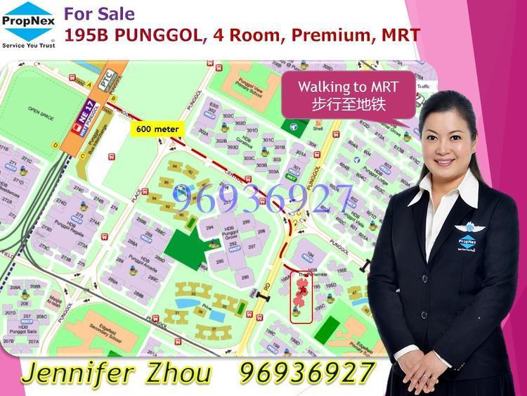 Blk 195B Punggol Road (Punggol), HDB 4 Rooms #138912242